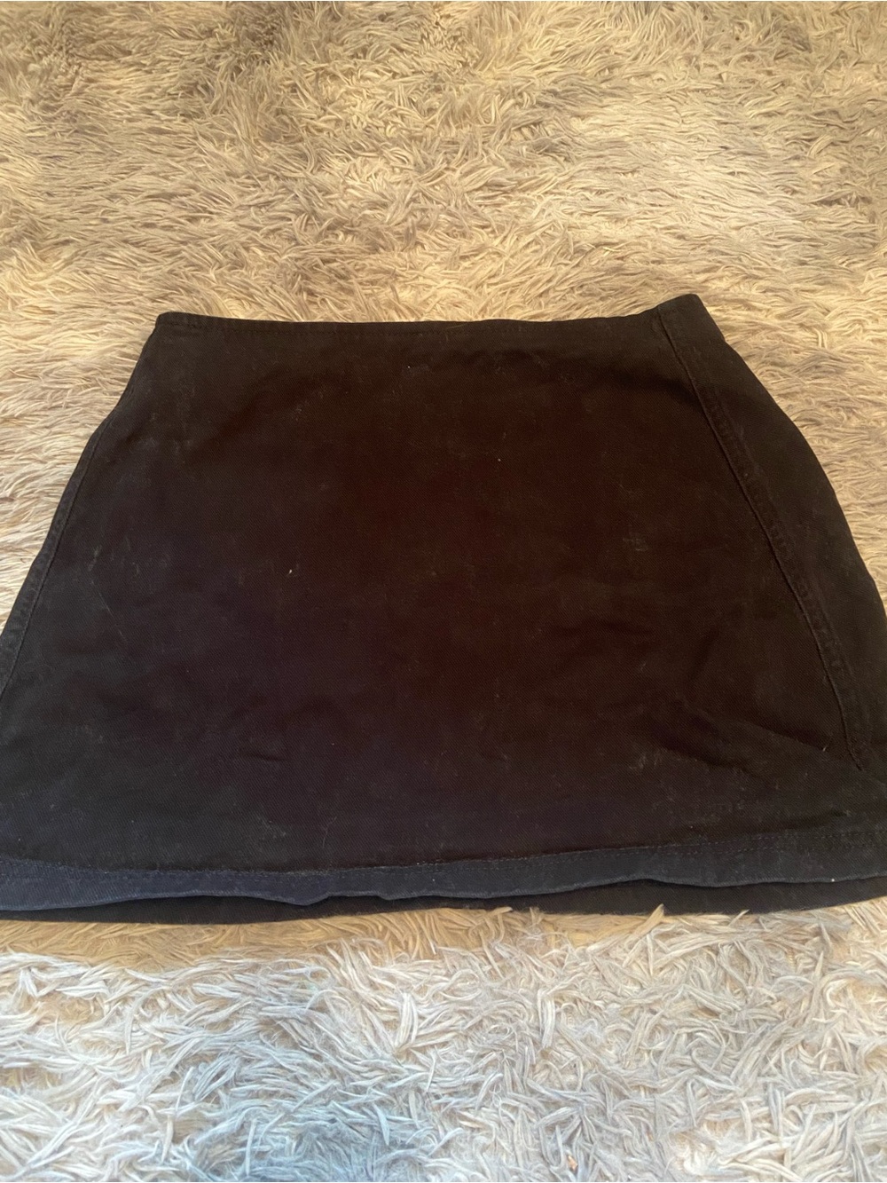 BDG Black Cotton Mini Skirt